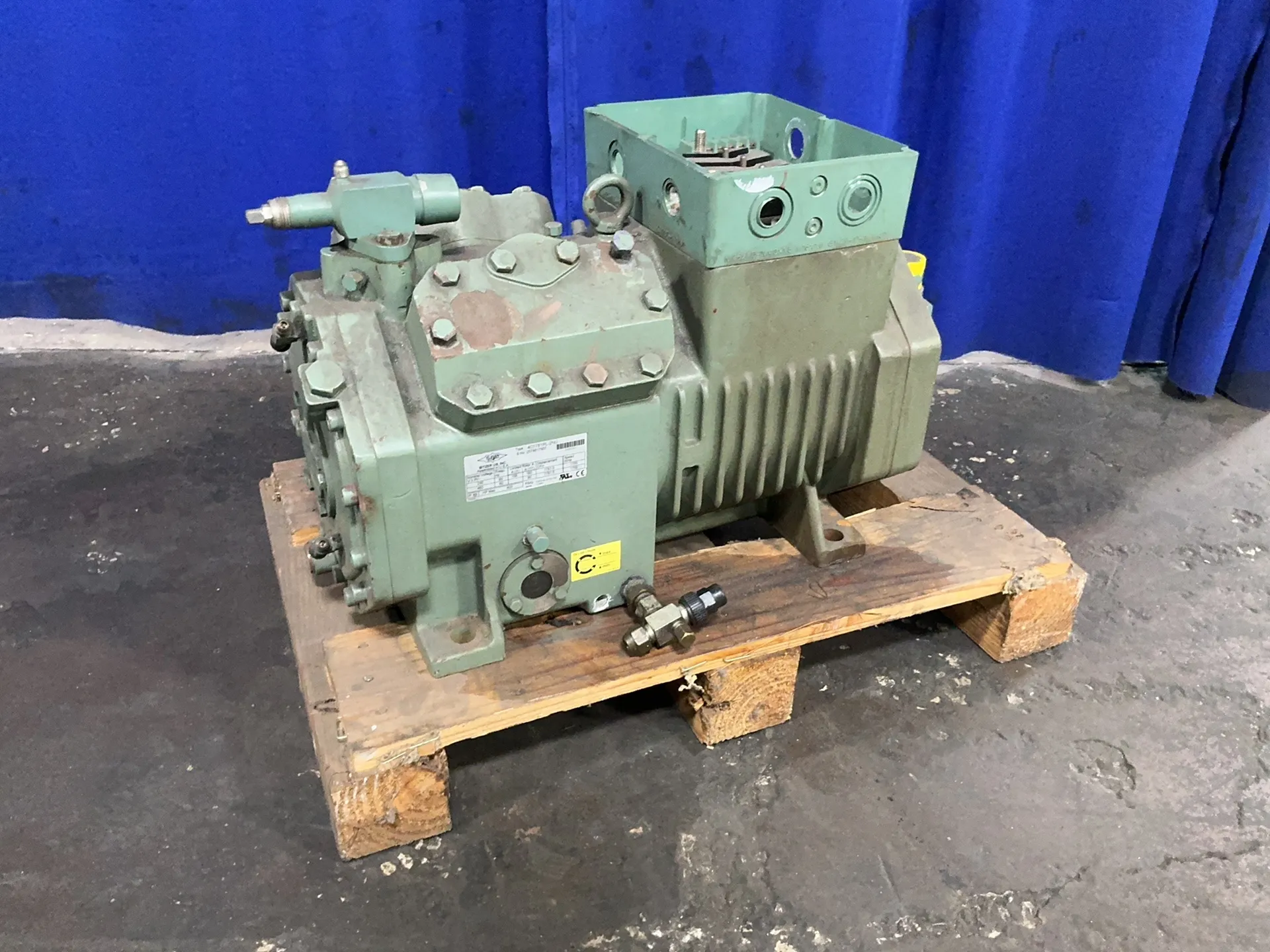 Bitzer #4C1761PL-2NU, Compressor, 1750 RPM, 230/460 V.