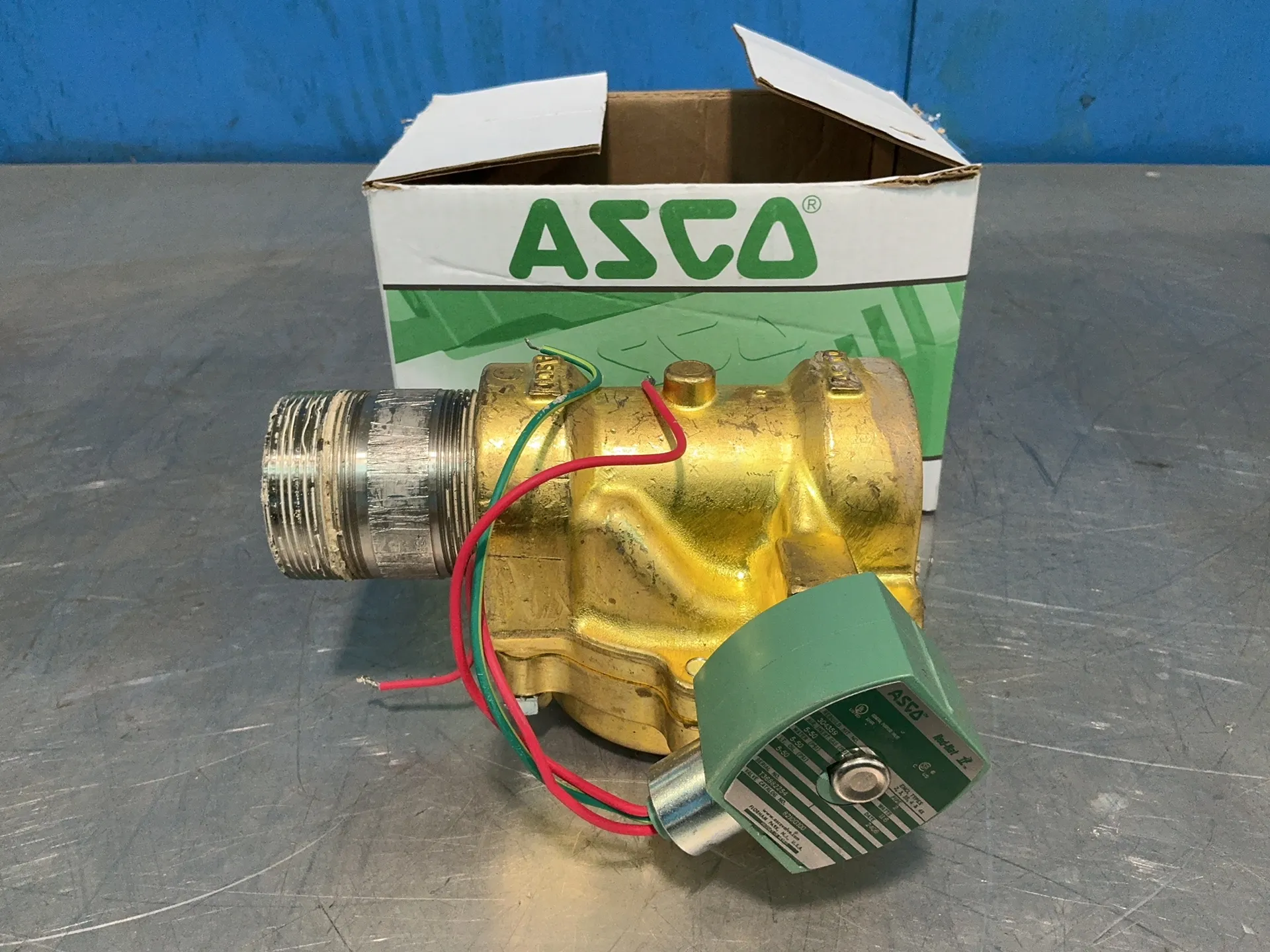 ASCO-Redhat #8210G100, Solenoid Valve, 11.6 width, 24 VDC (9 available)