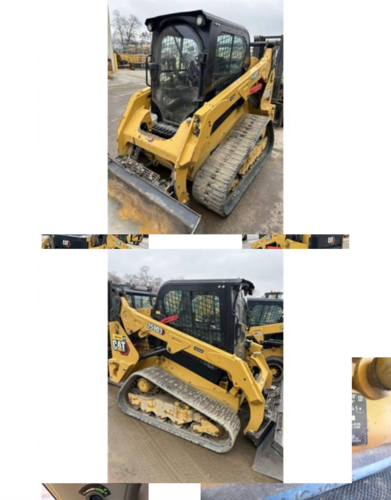 Caterpillar #259D3, Compact Track Loader, 121" max. lift height, 74.3 HP Cat C3.3B turbo diesel engine, 2,900