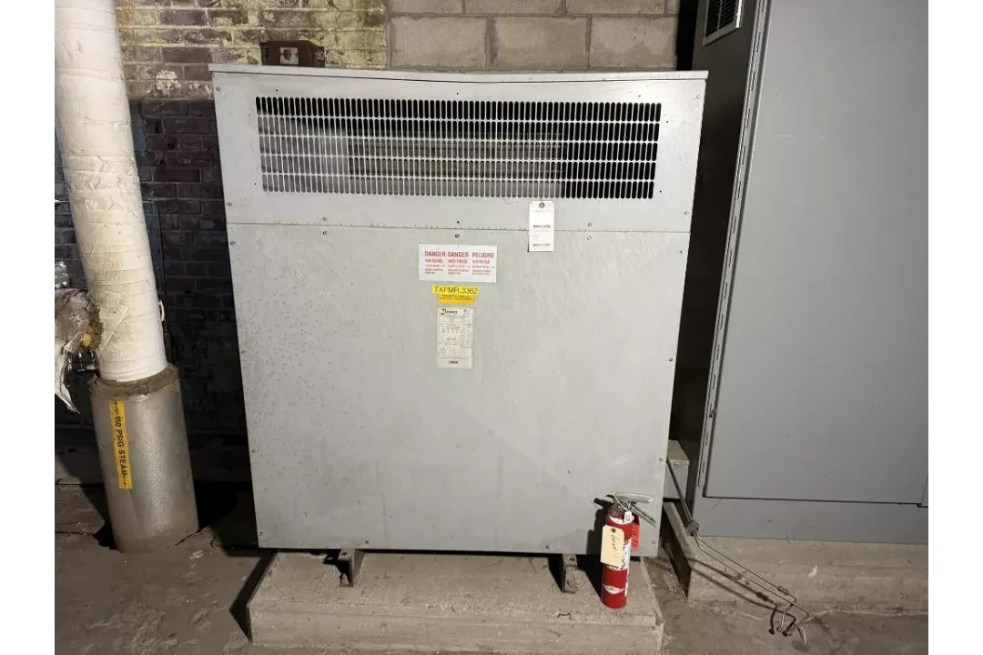 500 KVA 4160 Primary, 480 Secondary, Hammond #K500SKC, Dry Type Transformer, Step-Down, 3 Phase