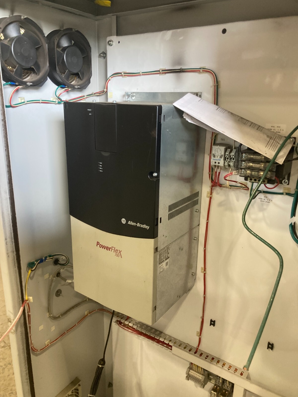 100 HP Allen-Bradley #20BD125A0AYNANC0, powerflex 700 drive in electrical e