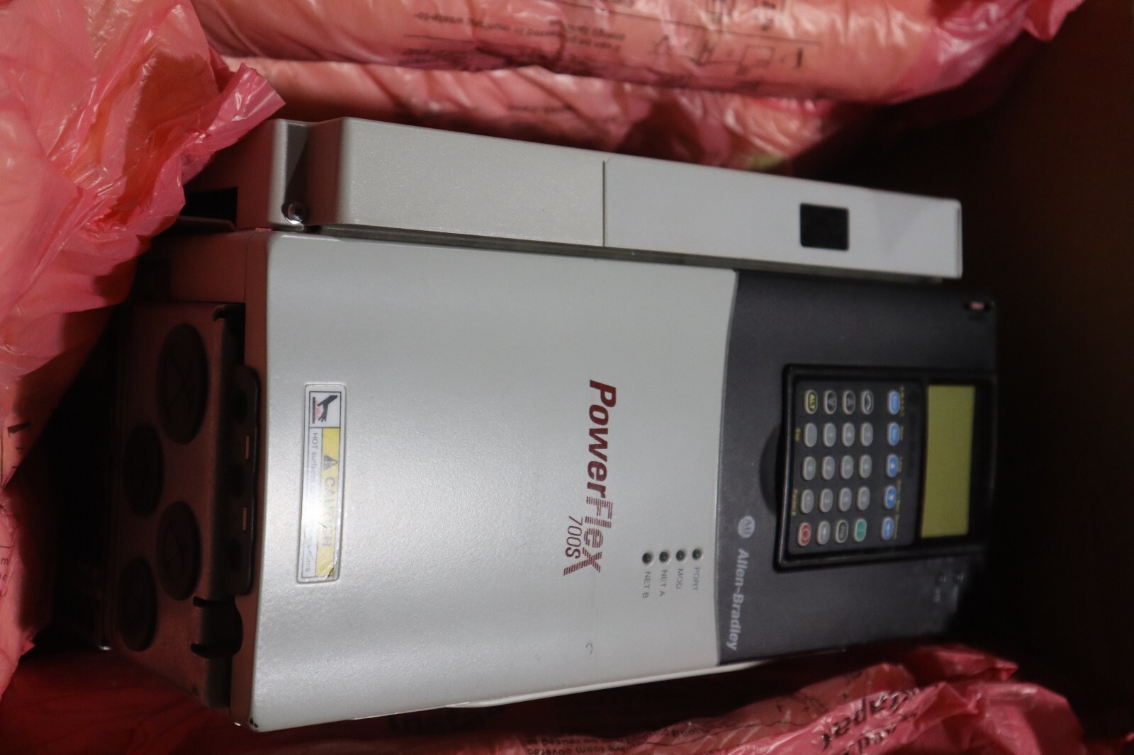 15 HP Allen-Bradley #20DD022A3EYNANABE, PowerFlex 700S Drive, Series A, 480 Volts