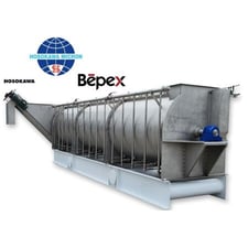 Hosokawa Bepex Rietz, Stainless Steel Thermascrew indirect dryer thermal screw blancher, #13573