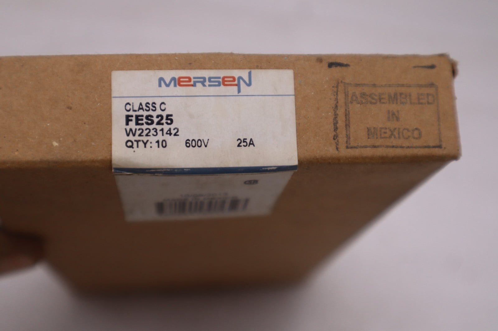 25 Amp 600 Volts Mersen #FES25, Fuse, LOT of 10