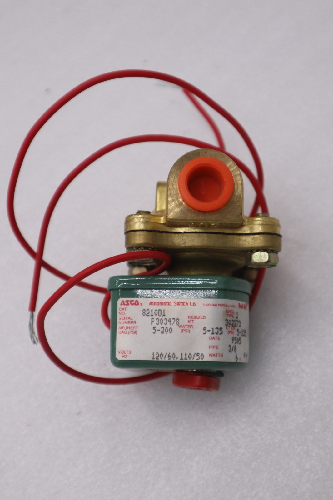 ASCO #8210D1, Valve