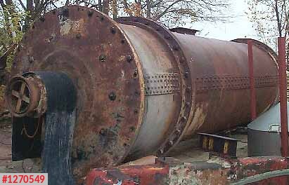 6' x 19' Allis-Chalmers, ball mill, continuous, ceramic, 150 HP