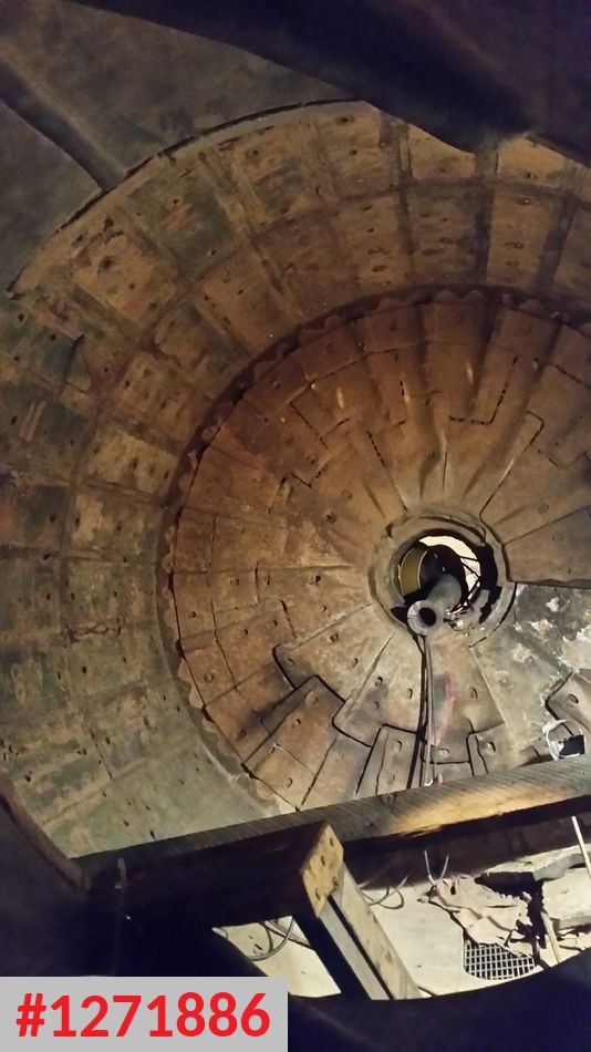 15' x 19' Nordberg, ball mill, continuous, rubber lined, 2300 HP