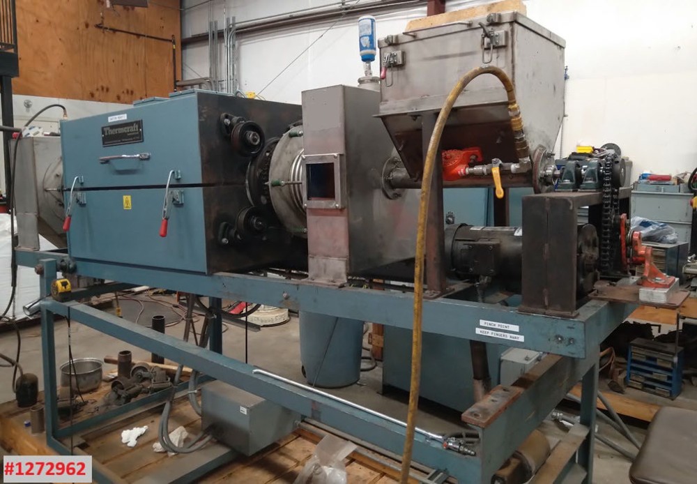 3" x 72" Thermcraft #TRT-3-0-24-3C, indirect heated rotary calciner, Inconel 600 tube, 1200°C, electric 9 kW
