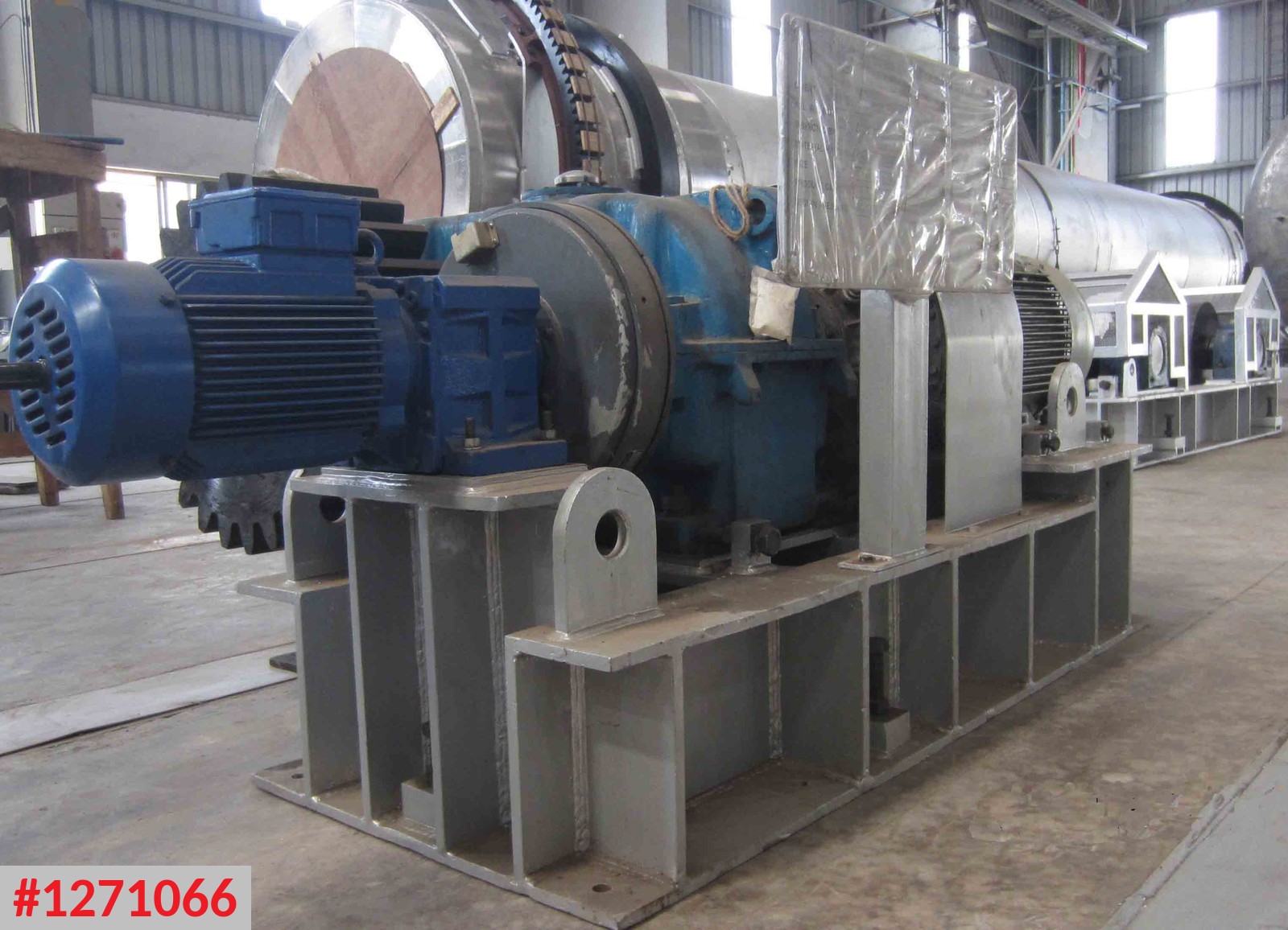 996" diameter x 768" long, rotary calciner, Inconel 800HT, 950°C, gas fired, Never Used