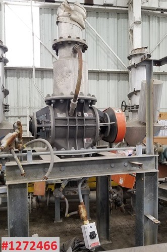 12" diameter MAC, rotary airlock, Aluminum, open rotor, 2 HP