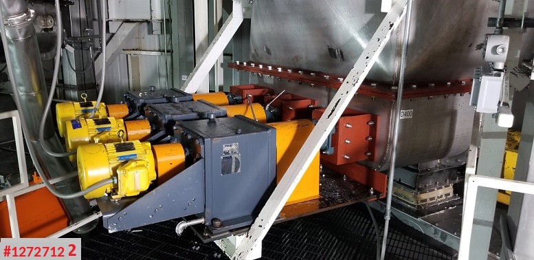 Acrison #BD-6, lump breaker, 6' width x 6' L, delumper, 3-shaft, 304 Stainless Steel, 3 @ 3 HP, 40000 PPH