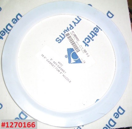 De Dietrich, PTFE gaskets, 1"-24", Never Used