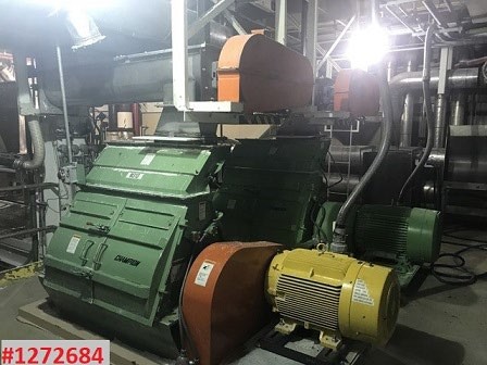 Champion #48X28, hammer mill, 150 HP, 48" x 28", Stainless Steel, sanitary svc. (2 available)