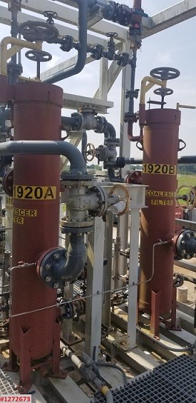 14" x 7' TM Filtration, syngas filter coalescer, Carbon Steel, 1380 psi (2 available)
