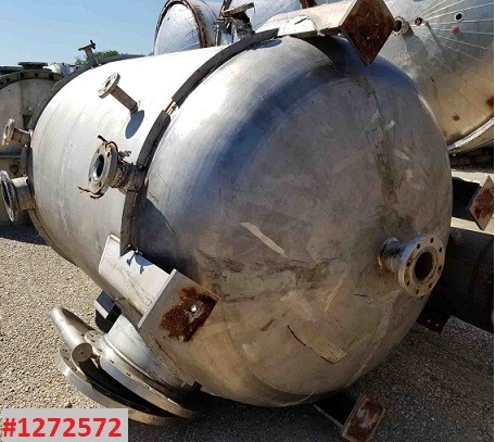 1450 galón acero inoxidable 304, 68 psi/FV, 5' 6" x 6' 6", vertical
