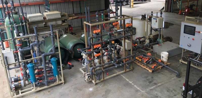 WI #HFX35D, 35 GPM, ion exchange, FRP, Stainless Steel, plating rinsewater