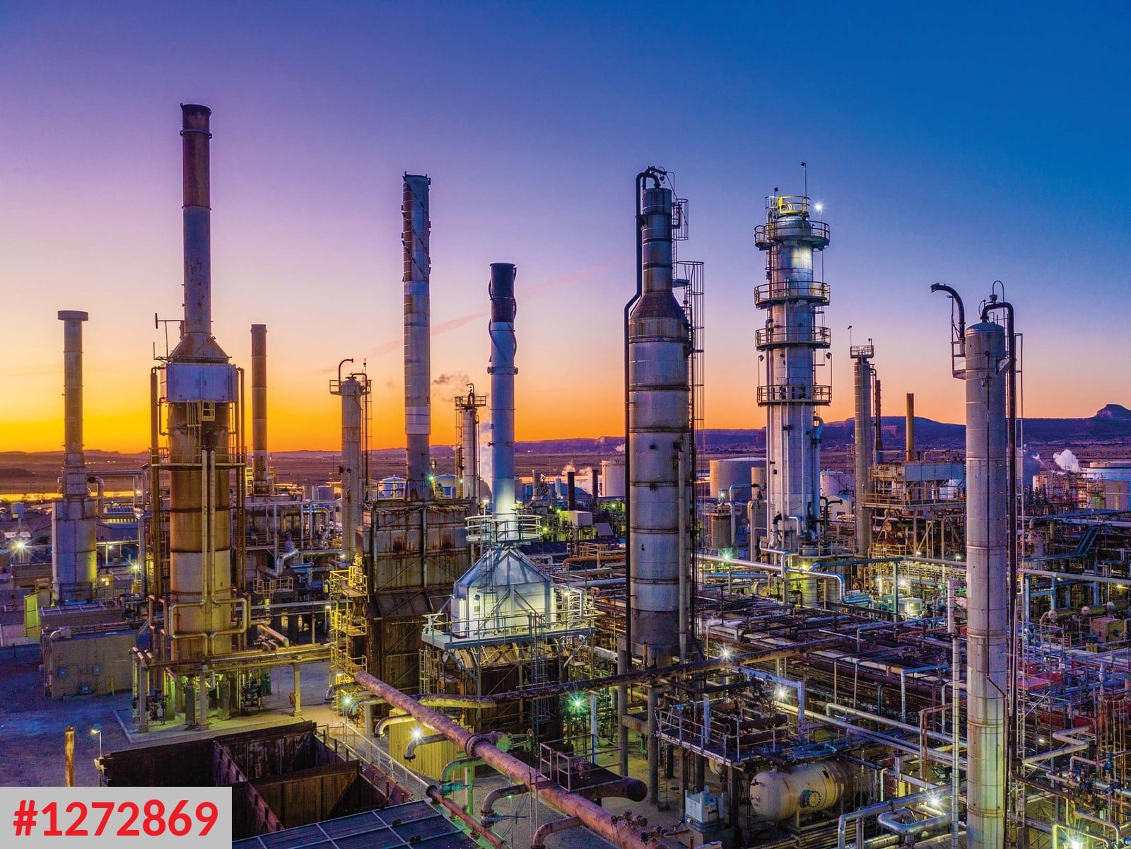 Integrated oil refinery, 28000 BPSD, 40 API crude