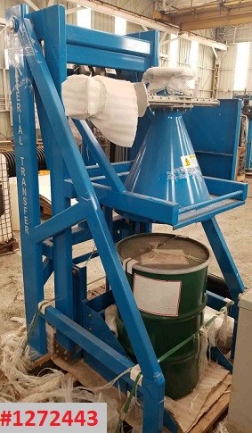 MTS #7731-AC, drum invert & discharge system, Carbon Steel, Never Used