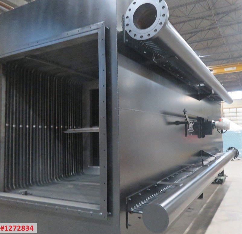 Cain #RTR, WHR gas-oil, 9 MM BTU, 20000 cfm @ 1200&deg;F gas, 650&deg;F oil, Never Used