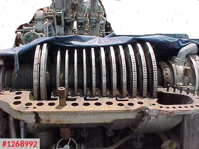 14500 HP General Electric, steam turbine, non-condensing, 525 psi/40 psi, 5686 RPM (2 available)