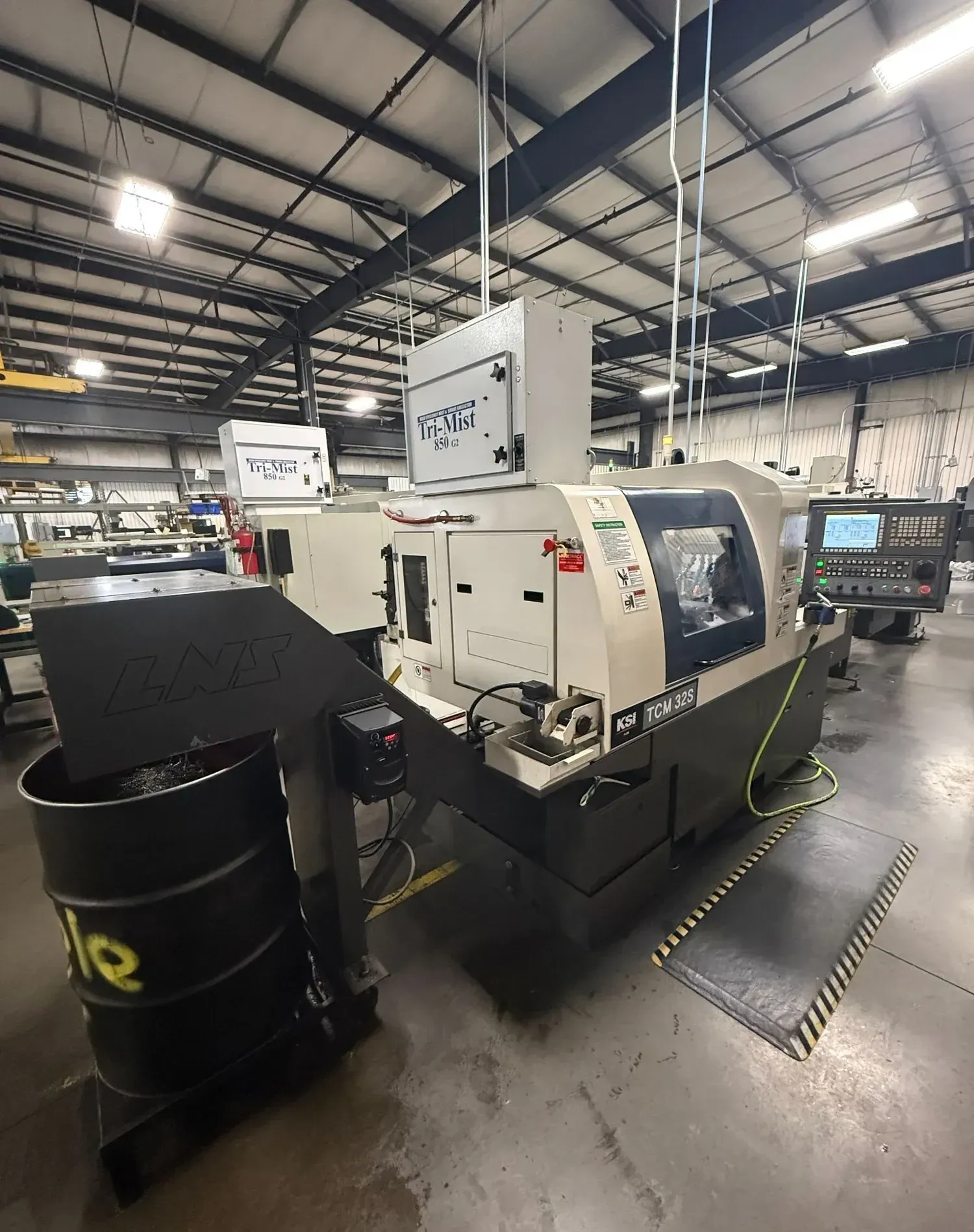 KSI #TCM-32S, 7-Axis Swiss Type CNC Automatic Screw Machine, 2.76" X, 15.65" Y, 11.81" Z, 1.26" max. turning