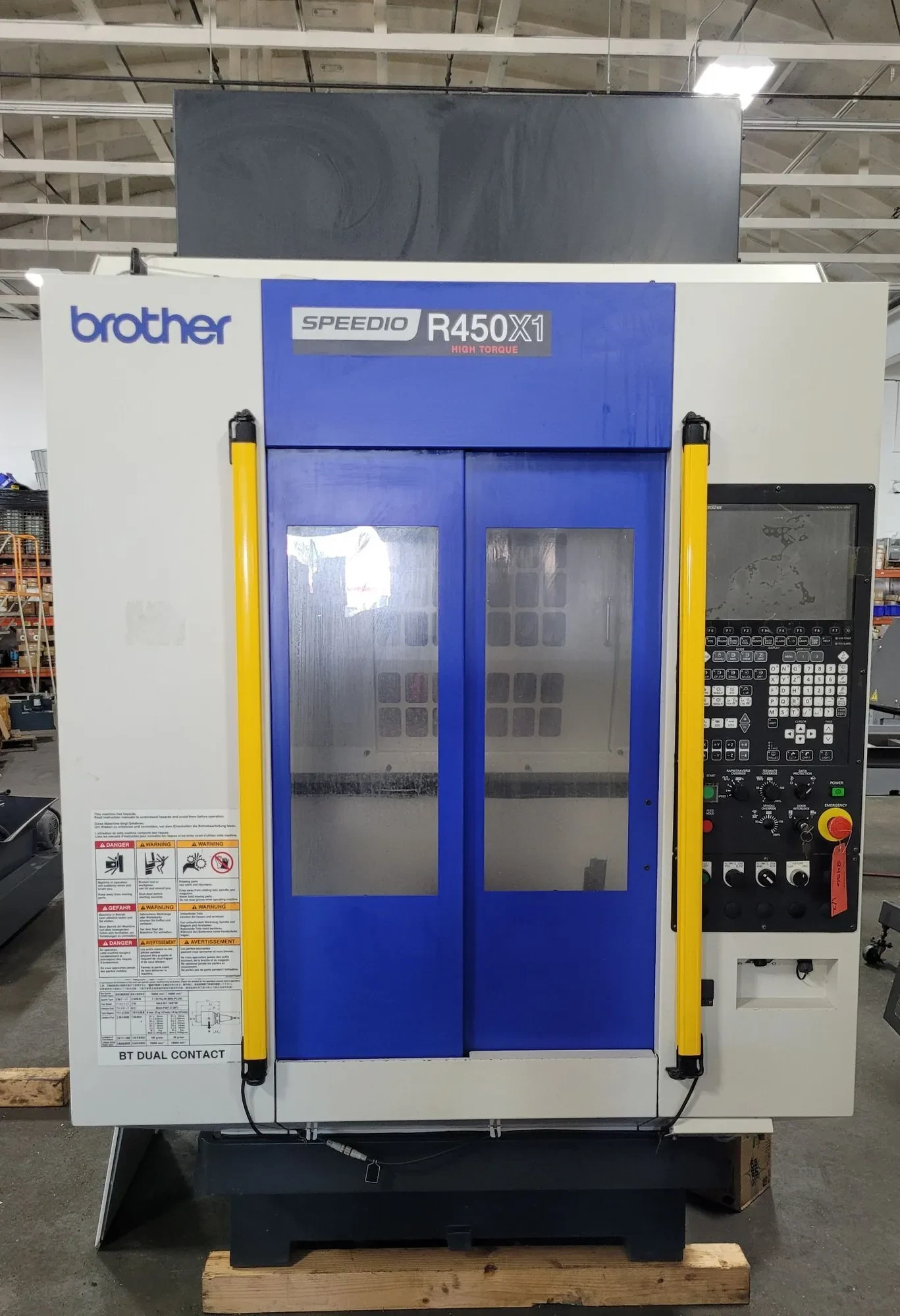 Brother #Speedio-R450X1, CNC Drilling & Tapping Center, 17.7" X, 12.6" Y, 12" Z, 23.6" x 11.8" pallets, 13.5