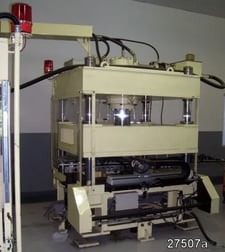65 Ton, Tokai Kikai, 4-post, 10" stroke, 23" daylight, 50" x 55" bed, 20 HP, #27507