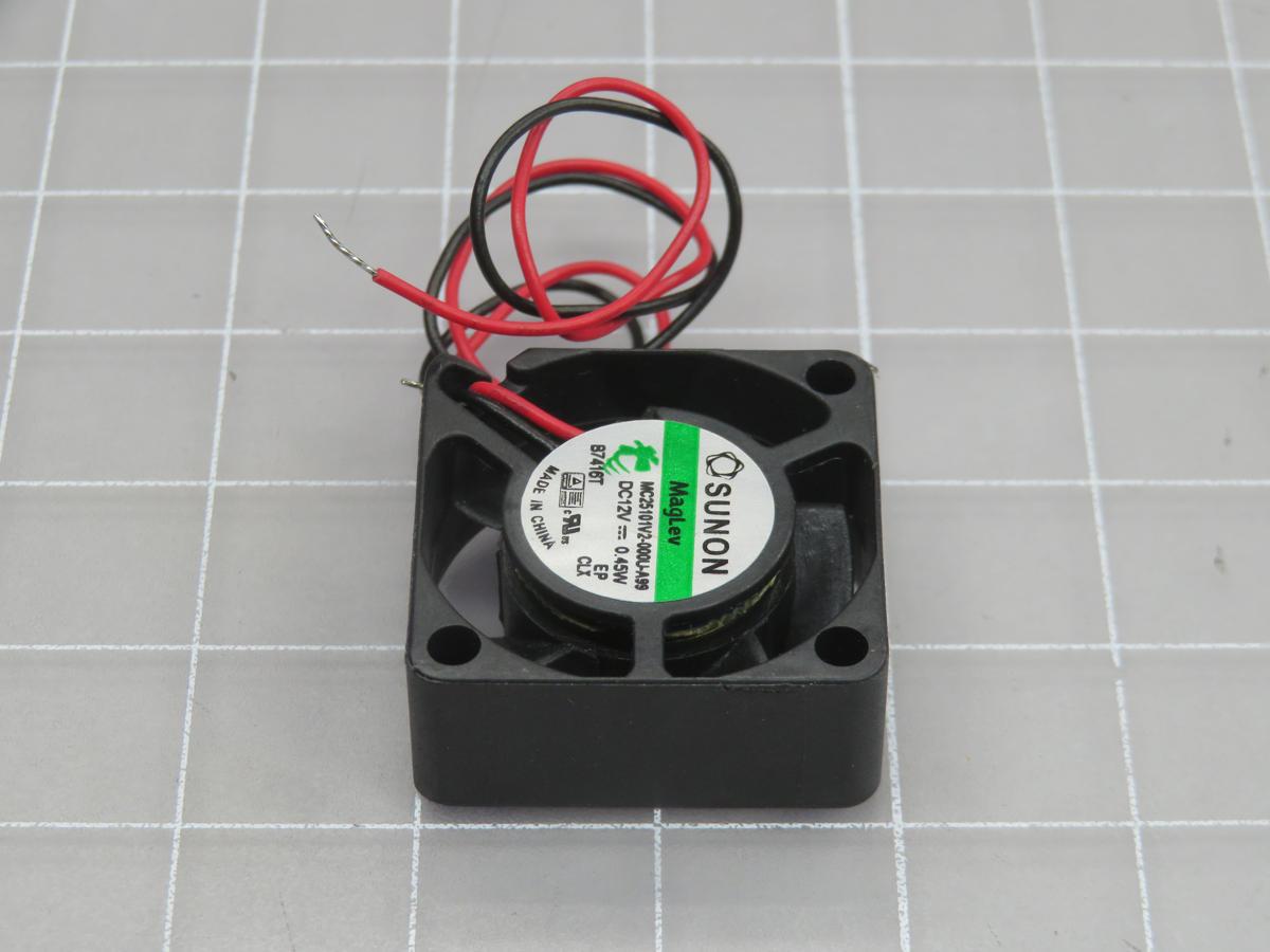 Sunon #MC25101V2-000U-A99, DC axial fans, 25 mm x 25 mm x 10 mm, LOT of 500