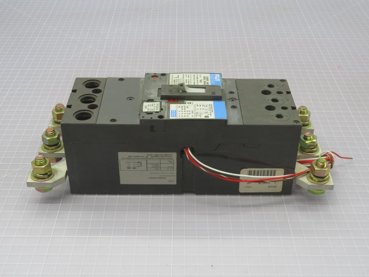 250 Amp, Fuji #BU3JHC, molded case circuit breaker, 600 Volts AC