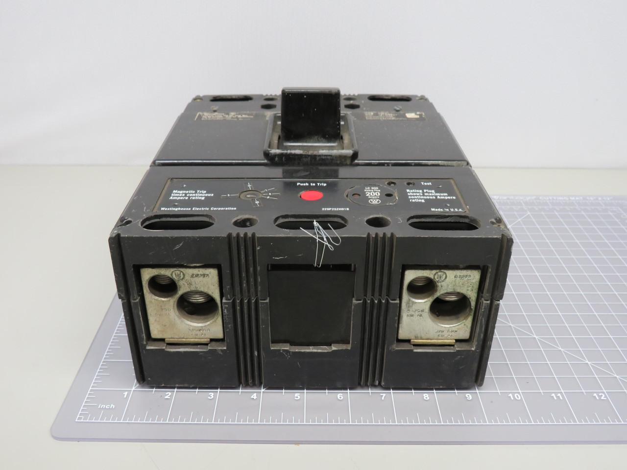 300 Amp, Westinghouse #LC2300F, circuit breaker, 2 Pole, 1 phase, 600 Volts AC