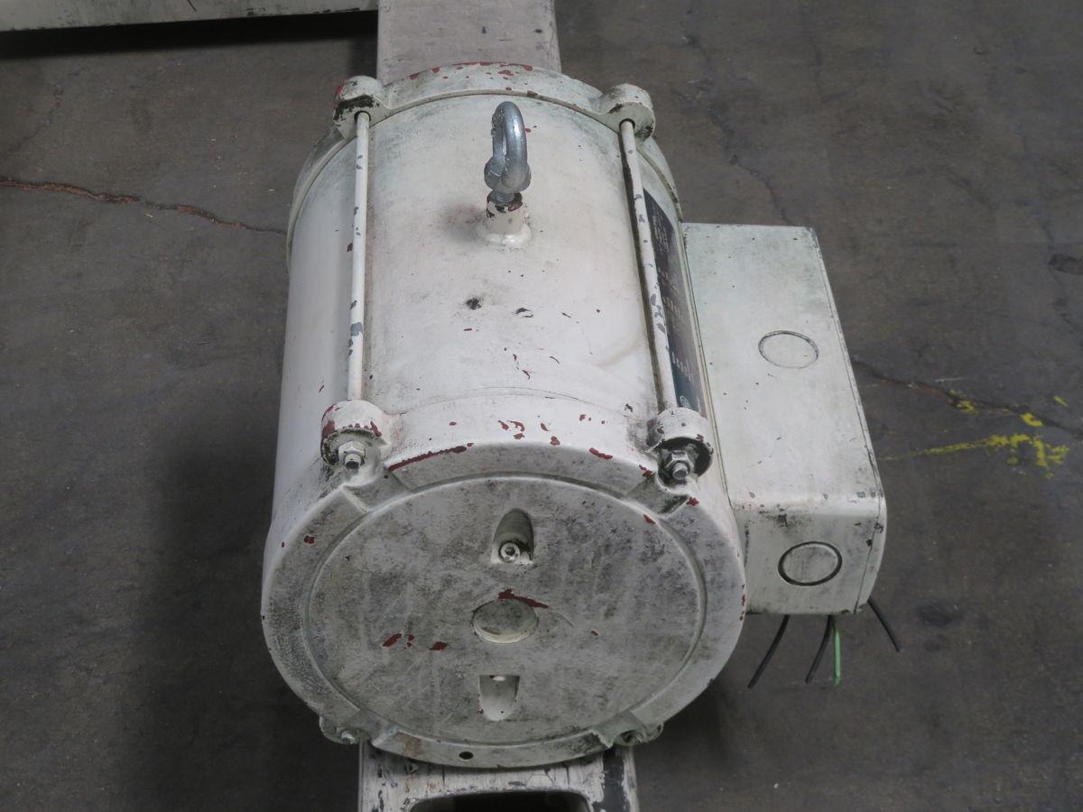 3 HP 1170 RPM General Electric #5K213HD311A, Frame 213T, air over motor, 1000 CFM air velocity, 3 phase, 60