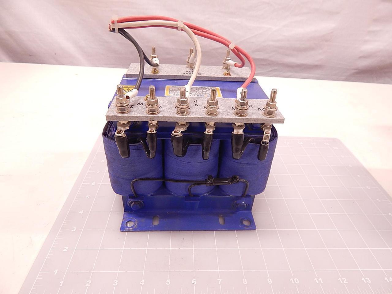 3 KVA Blue Power Taisei STA3-3K-ATR, transformer, 3 PH, 50/60 Hz, 2002