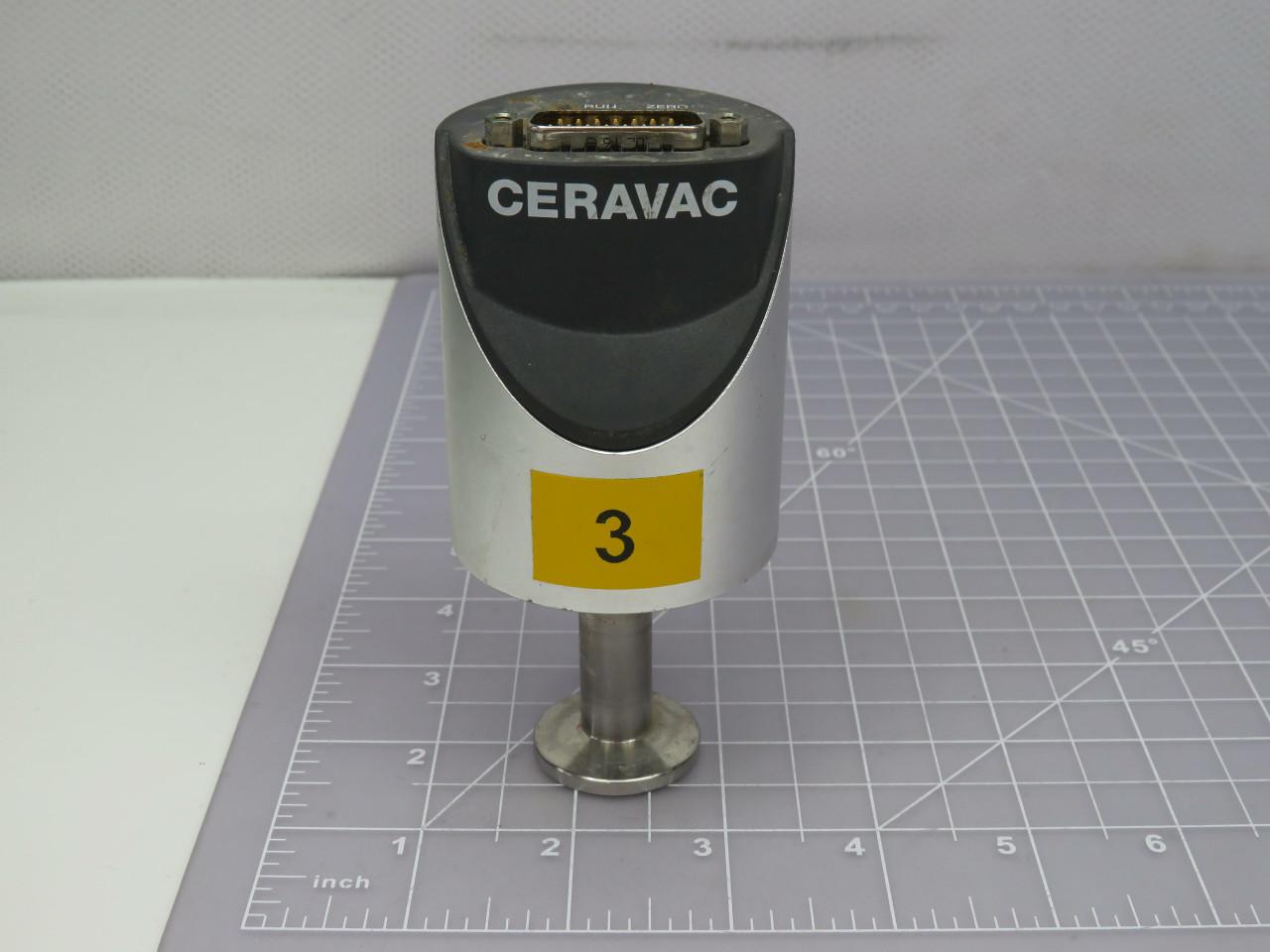Leybold #CTR100, Ceravac vacuum gauge, 100 Torr, 230300