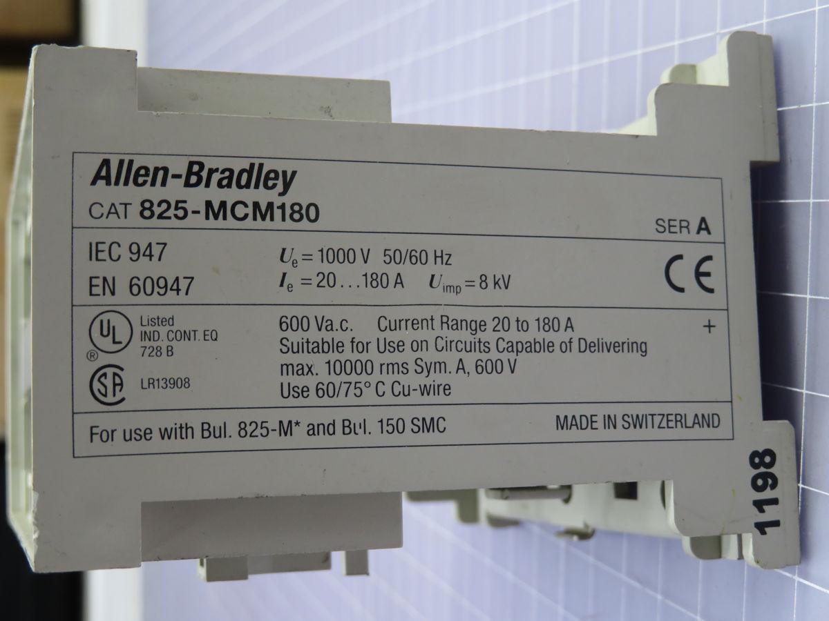 Allen-Bradley #825-MCM180, Bulletin 825 current converter module, 20-180 Amp, 1000 Volts AC, 50/60 Hz