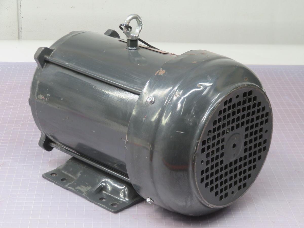 3 HP 1755/1500 RPM Dayton #4GYY9, Frame 182T, TEFC, inverter rated motor, design B, 2.2 KW, 60/50 Hz