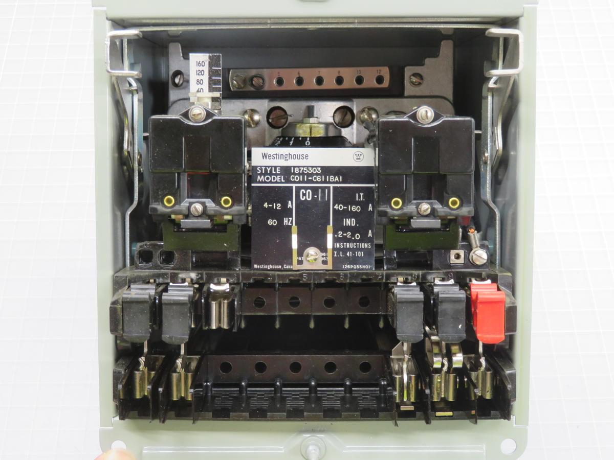 Westinghouse #C0II-C6IIBAI, voltage/phase monitor
