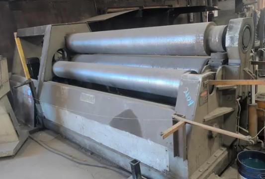 104" x 3/4" Akyapak #AHS-16/20, rodillo de placa CNC, 16 mm/20 mm x 2650 mm, 2004