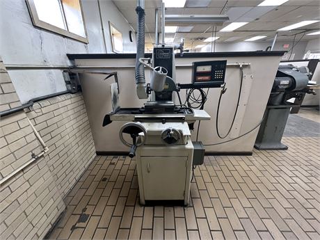 6" x 12" Harig #Super-612, surface grinder, 12-3/4" X, 6-3/4" cross, 7" wheel, 3450 RPM, 1 HP, magnetic