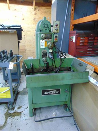 Sunnen #MBB-1660, mandrinadora horizontal, dimensionamiento de agujeros de precisión, control de pedal, gran surtido de herramientas, carrito