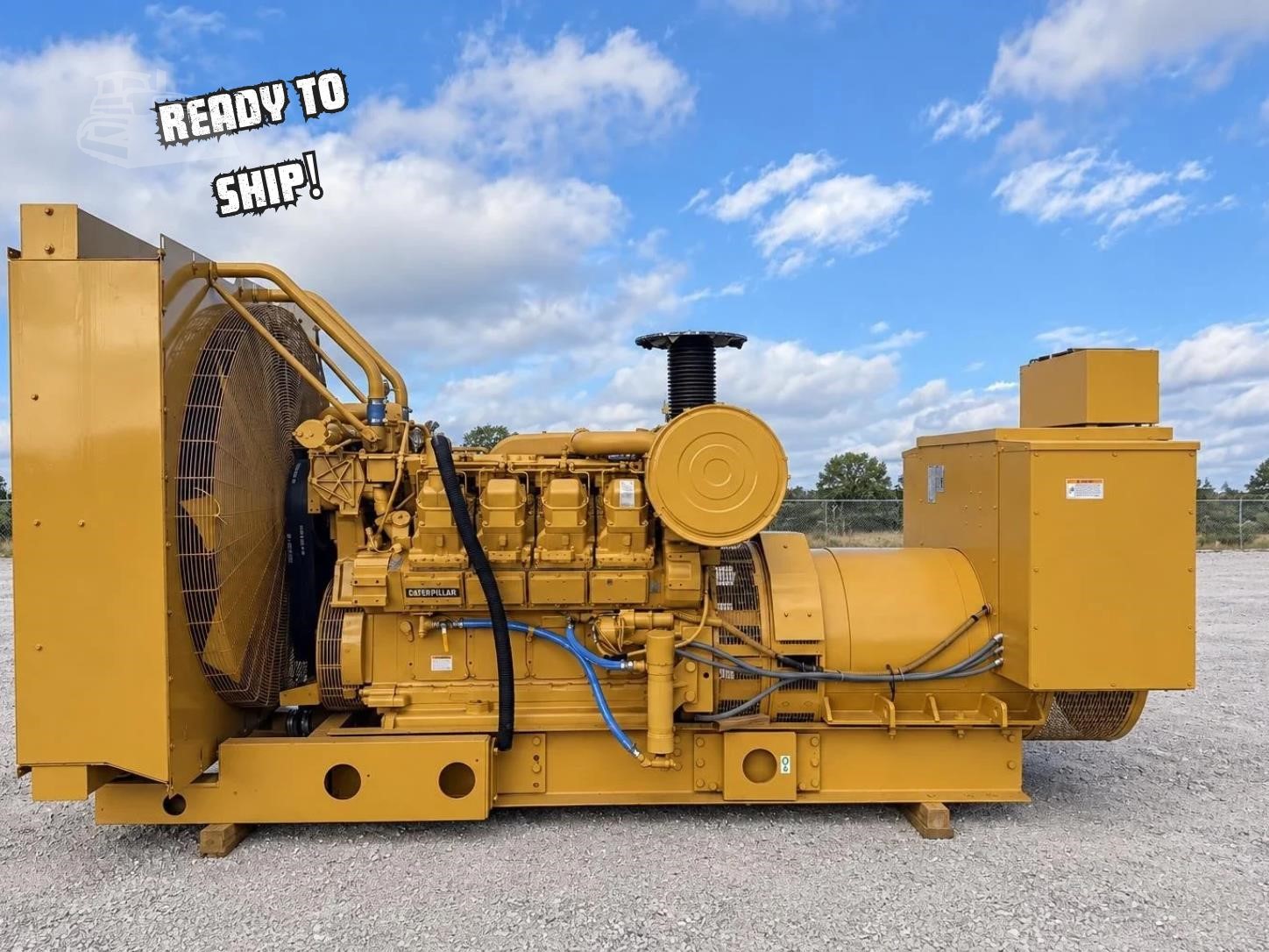 725 KW Caterpillar, Diesel Generator Set, 480 Volts, 1,089 HP Caterpillar 3508 engine, 1800 RPM, 3PH, prime