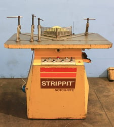 3/16" x 3" x 3" Strippit #Notch-Rite, Corner Notcher, S/N 09652981, 1981, #156824