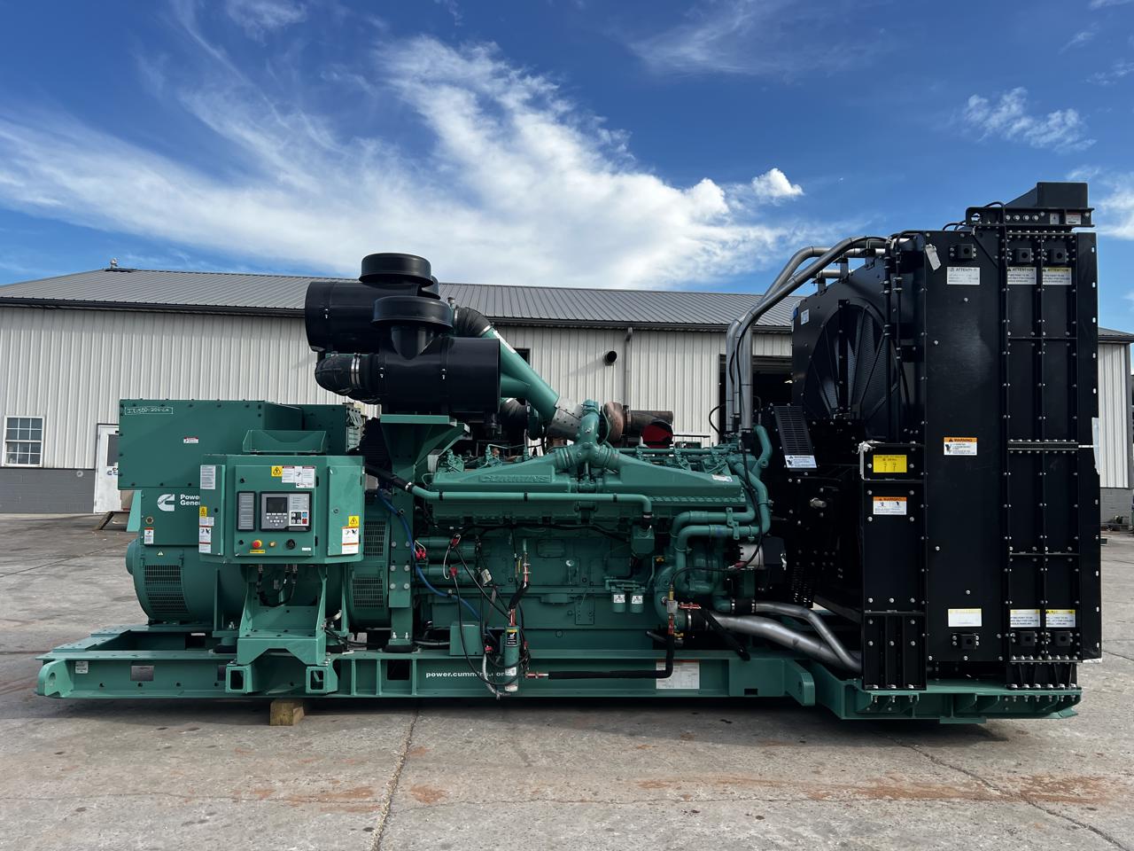 1500 KW Cummins Onan #DQGAS-2160002, diesel generator set, QSK50-G8 engine, 277/480 Volts, 3 phase, EPA Tier