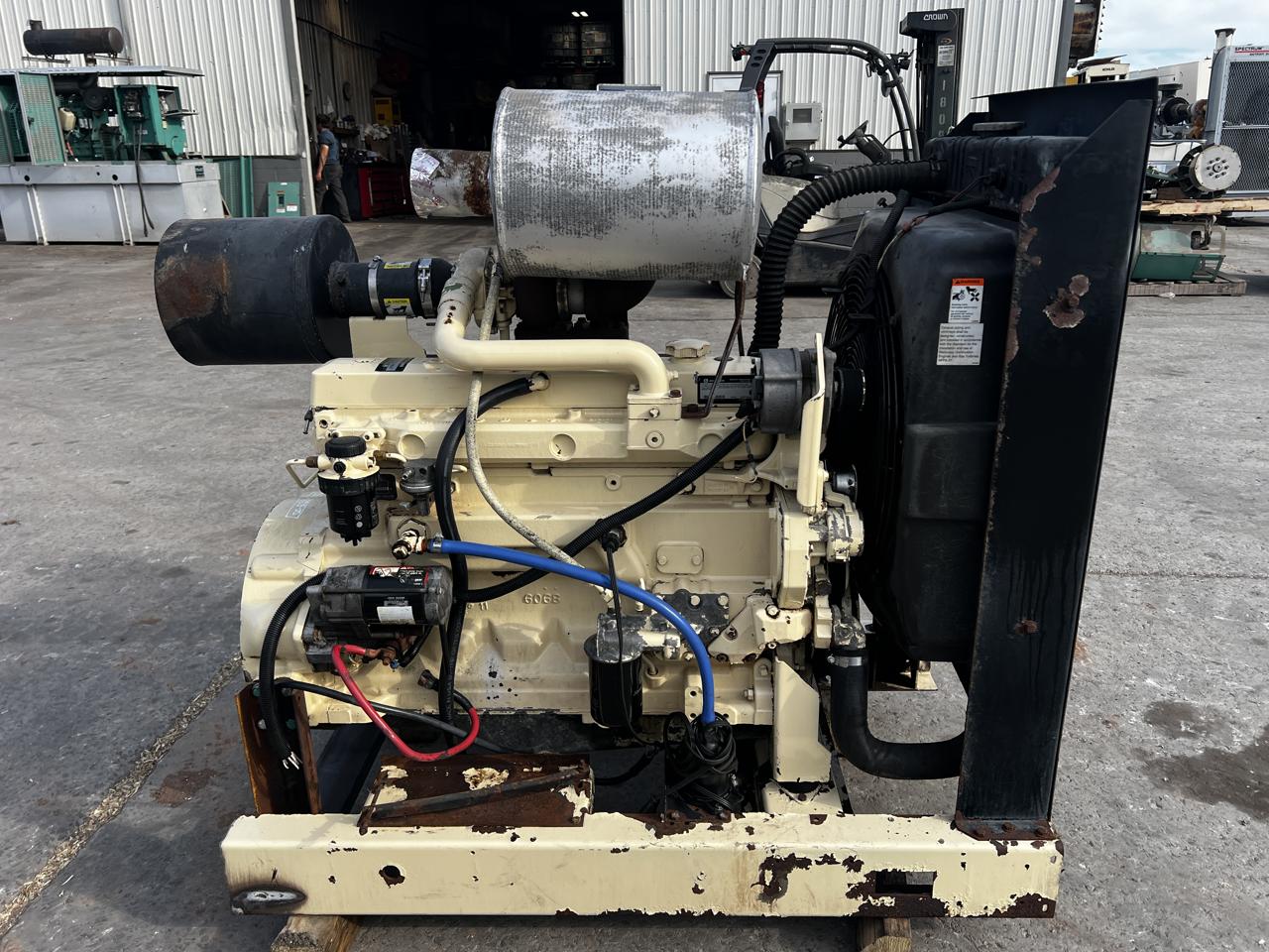 170 HP John Deere #6068TF250, 6.8 liter mechanical diesel engine, pre-emission, generator takeout, 11-1/2"