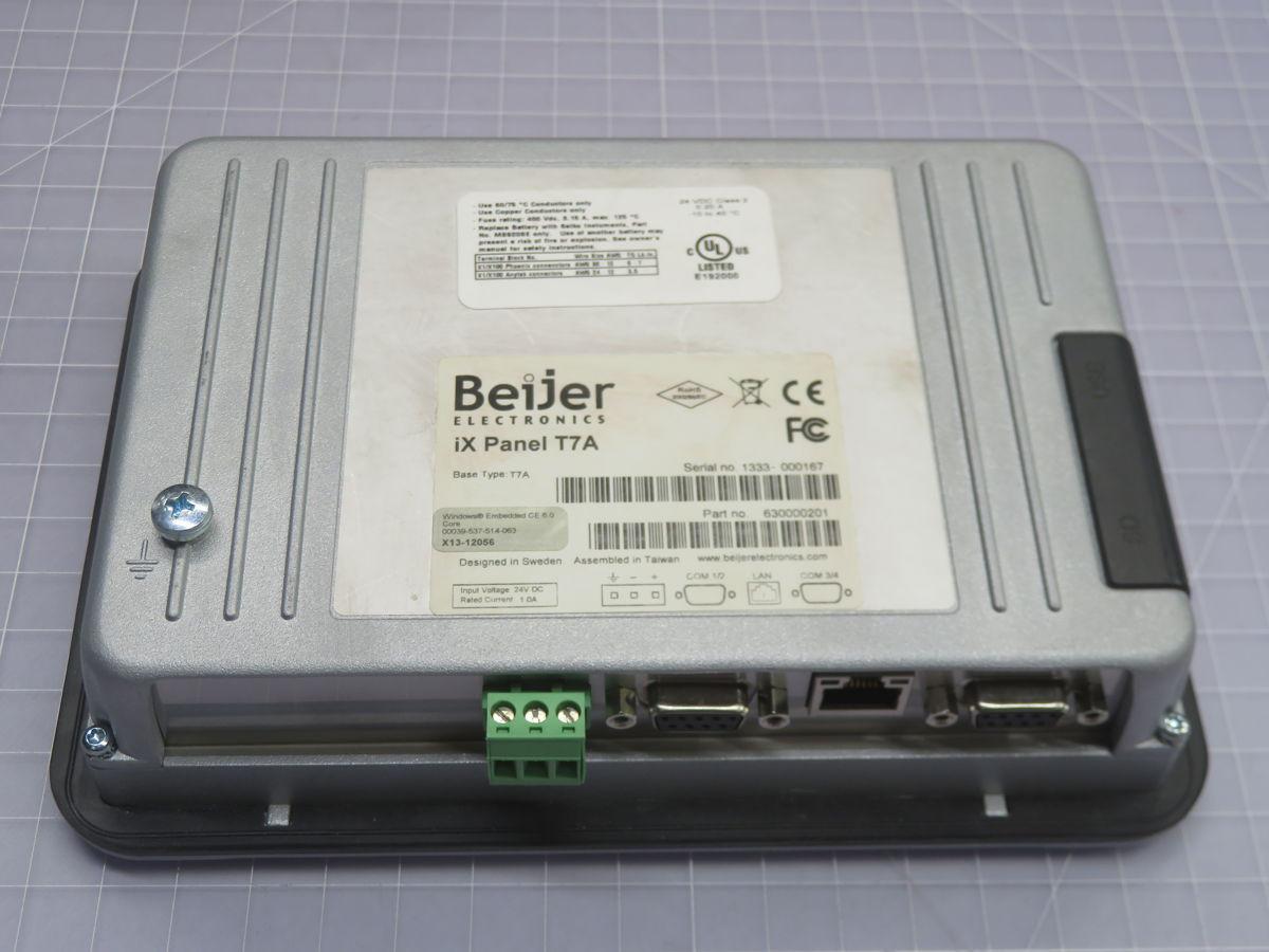 Beijer Electronics #IX-PANEL-T7A, 7" touchscreen operator interface, 800 x 480, 24 Volts AC, 512 MB RAM, IP65