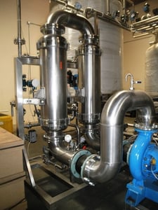 Rainmaker dual chamber vert.ceramic ultra-filtration filter, 16" dia. x 36" straight side