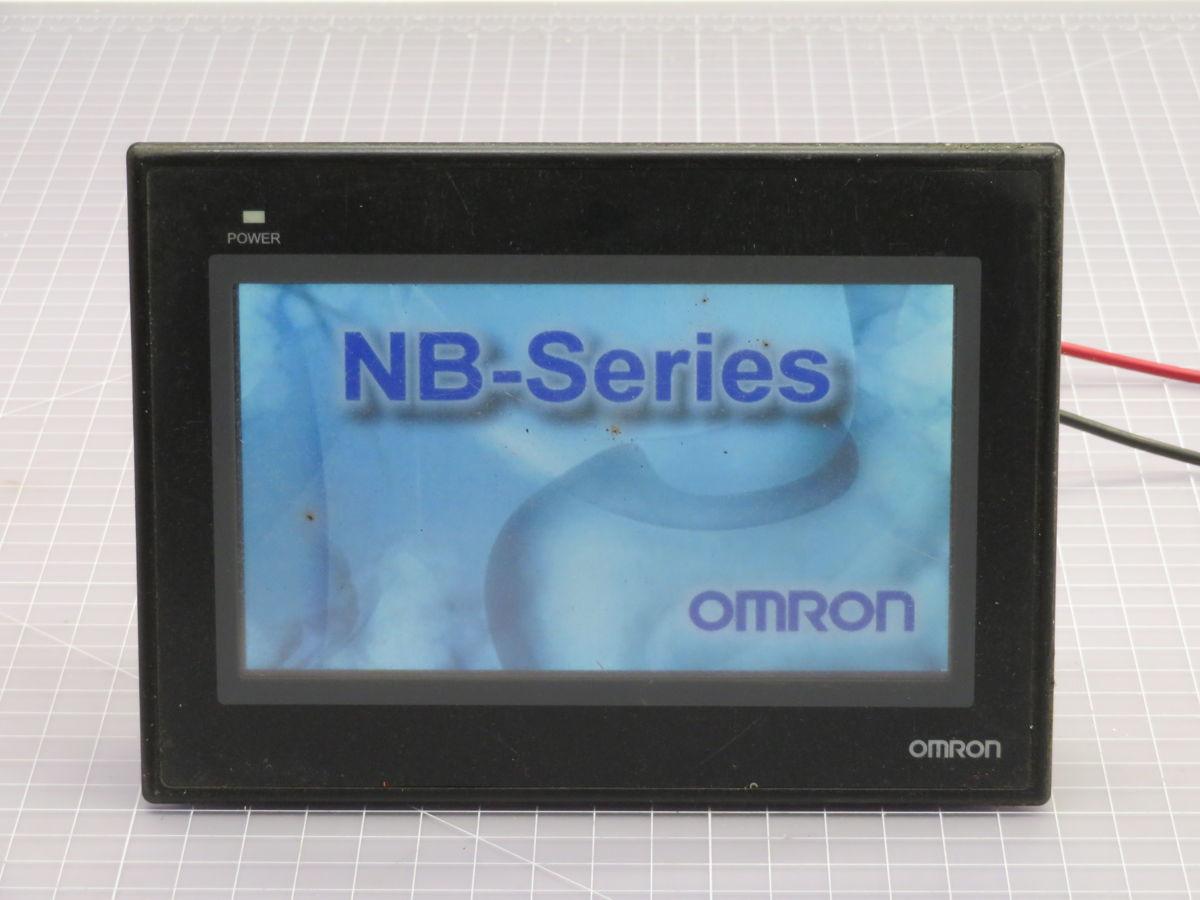Omron #NB7W-TW01B, NB series interactive display, 800 x 480 TFT LCD, 24 Volts DC, 11 W