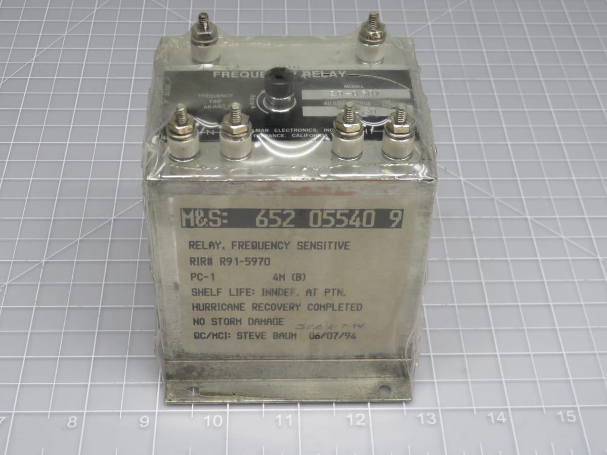 Wilmar #R91-5970, frequency sensitive relay, 20-050X