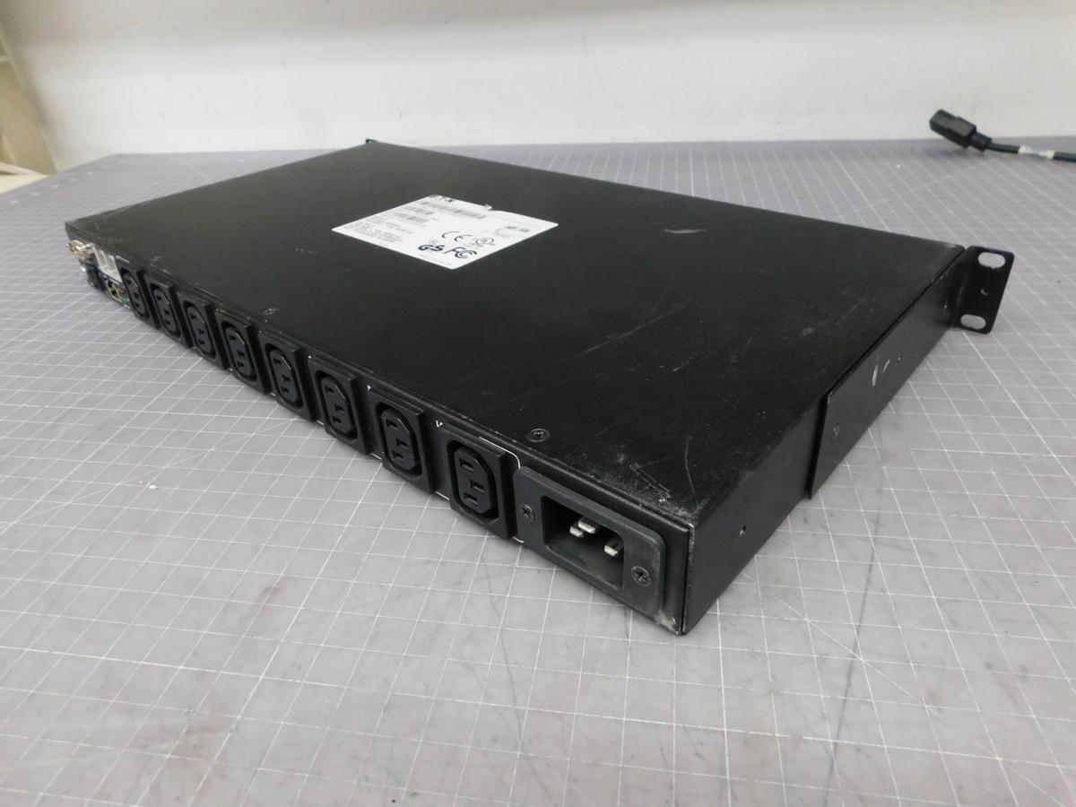 Eaton #IPC3401-NET, intelligent power controller, 8 outlets, 19" rack mount, 120/240 Volts AC, 1 phase