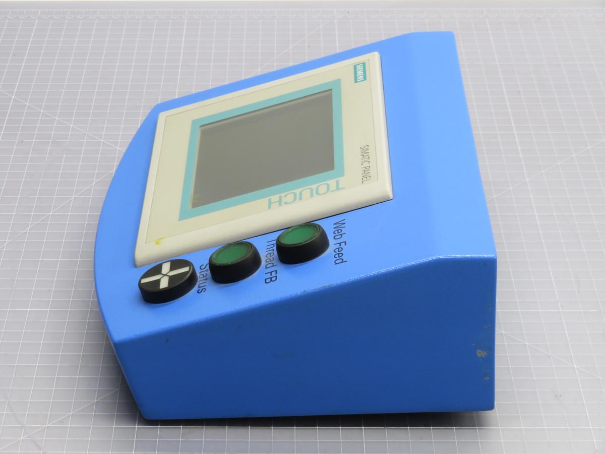 Siemens #6AV6642-0BA01-1AX1, Simatic OP 177B PN/DP operator interface, 5.7" touch display, 24 Volts DC, IP65