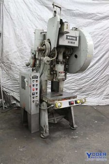 45 Ton, South Bend #45FWAC, 4" stroke, 10-1/4" Shut Height, air clutch & brake, 87-175 SPM, 5 HP, #68852